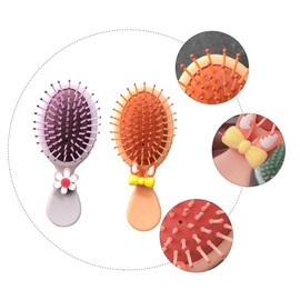 FRCOLOR 2pcs Boys and Girls Massage Hair Combs Ergonomic Lightweight Design for Easy Hair Styling Portable Brushes for Gentle Combing and Comfort