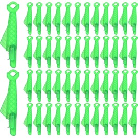 50 Piezas Máquina de Coser de Boca de Pez Enhebrador de Agujas, Enhebrador de Agujas para Máquina de Coser, Herramientas de Bricolaje Herramientas de Aguja para Manualidades de Costura(3 cm -Verde)