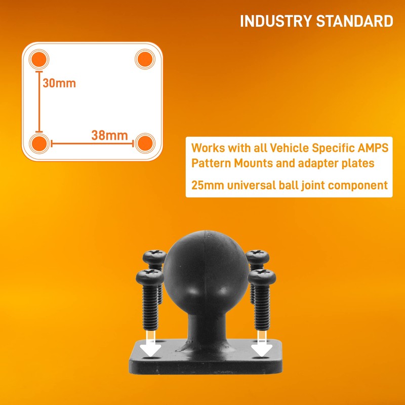 iBolt TabDock DynaMount AMPS w/ 4.25î Double Socket Arm Drill