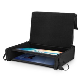 1st Place Products Foldable Padded Nylon Tote Carrying Case -Transport LCD Screens, Computers, Monitors & TVs Between 19" - 24" - Water Resistant - Shoulder Strap & Handle Options - Premium Quality