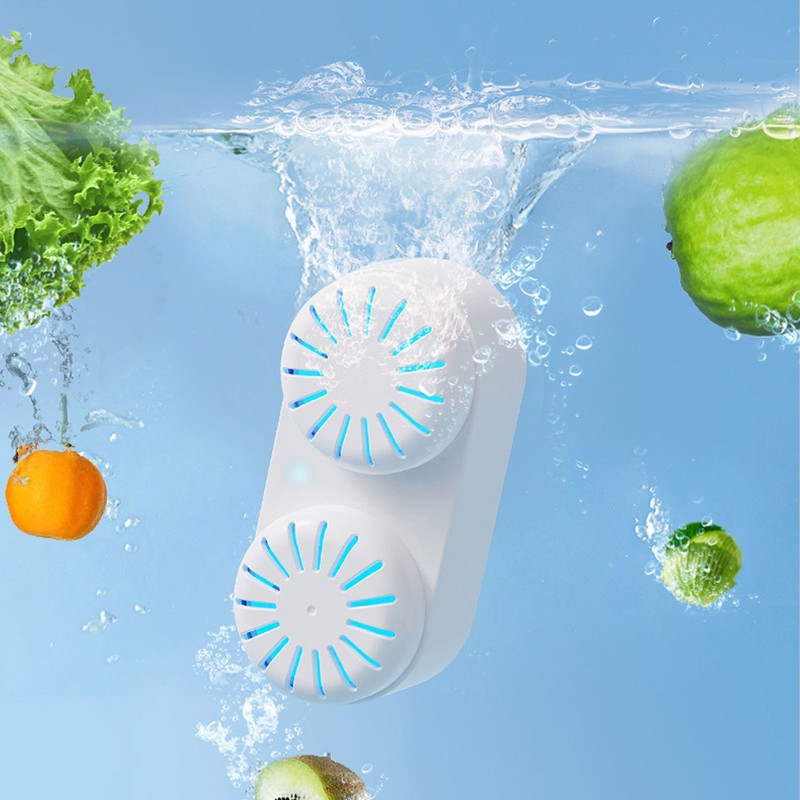 Fruit Vegetable Washing Machine PP Household Capsule Shape Food Purifier