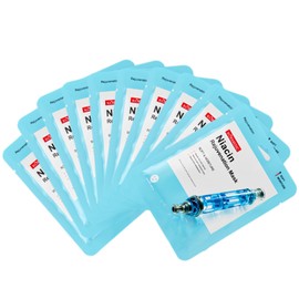 Facial mask Soothing Hydrating face masks skincare Sheet Mask for All Skin Types 10 Pack(BLUE)