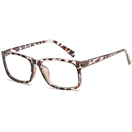 Boolavard Blue Light Blocking Glasses Square Nerd Glasses Frame Anti Blue Ray Computer Game Glasses, leopard
