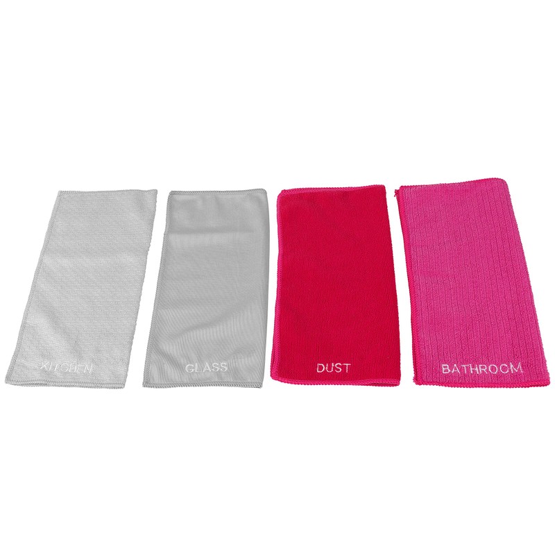 Kleeneze KL068118EU Super Absorbent Microfibre Cloths for Cleaning and Removing
