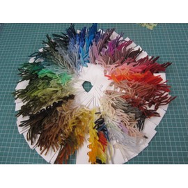 Appletons Wool Shade Card - Covers All 421 Shades in 58 Families Available in Both Crewel and Tapestry wools