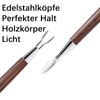 Professional Cuticle Pusher Stainless Steel Cuticle Pusher Wooden Handle and