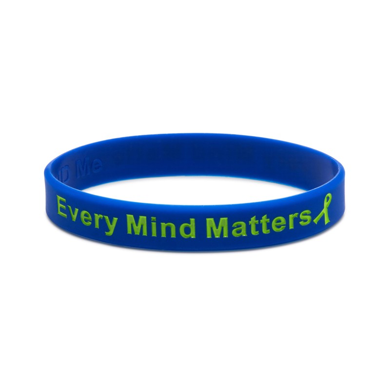 (4 Pack) Every Mind Matters Mental Health Awareness Bracelet MHA