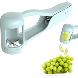 JJYHEHOT Grape Cutter Slicer Tool – Stainless Steel Fruit & Veggie Kitchen Gadget