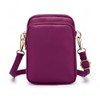 Beatus Women's Smartphone Pouch Nylon Pochette Crossbody Mini Shoulder Bag