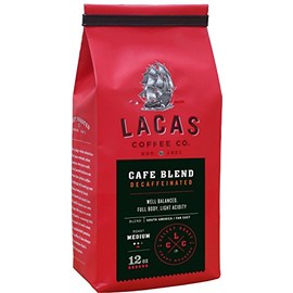 Lacas Coffee Company Café Blend Decaffeinated Medium Fine 12 oz.