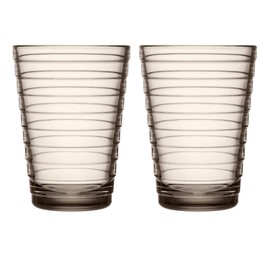 iittala Aino Aalto Highball 11.2 fl oz (330 ml) Linen Pair