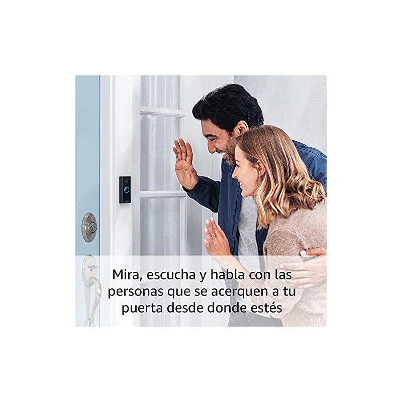 Videotimbre cableado Ring: videotimbre en HD con comunicación bidireccional, alertas