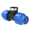 Kirchhoff T-transition piece with internal thread, plastic 3/4 inch x