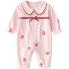 Newborn Baby Romper Playsuit Long Sleeve Bodysuit Girls Pyjamas Cotton
