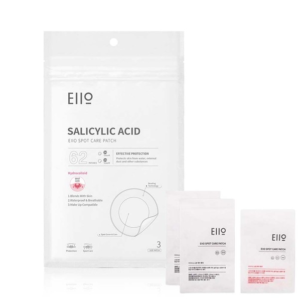 EIIO Spot Care Patch, 62 Pieces/Ultra Slim Patch, Point Patch, Acne Patch, Acne, Sensitive Skin, Korean Cosmetics