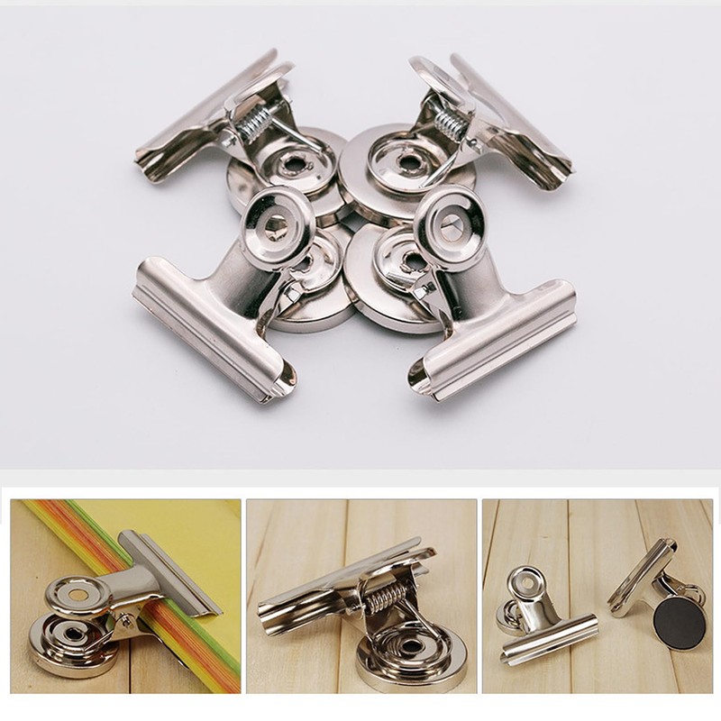 6 Pcs Magnetic Clips, 31mm Fridge Magnet Clips, Strong Heavy