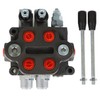 Timunr 2 Spool 25GPM Hydraulic Directional Control Valve, 3000PSI BSPP