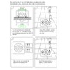 Poyde 4-1/4 Inch Screw-in Square Floor Drain Cover Replacement Shower
