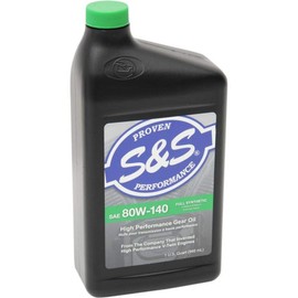 S&S Cycle High Performance Synthetic Big Twin Gear Oil - SAE 80W-140 - 1 Qt. 153756