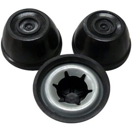 Kettle Grill Hub Cap 3-Pack Replacement Compatible with Weber Grill Part 987101/80605 / 3622 Replacement - Weber Charcoal Grill Wheel Retainer 3/8” Axle
