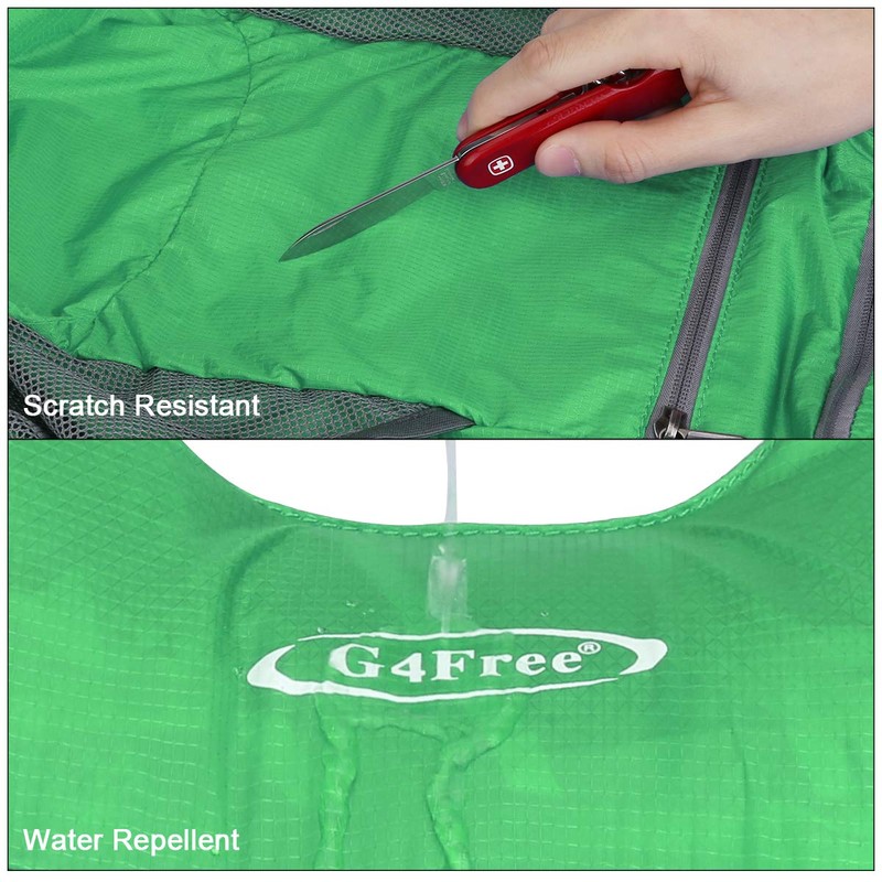 G4Free Unisex Ultra Lightweight Small Foldable Backpack Packable Rucksack for