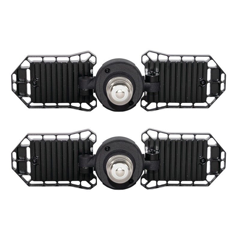 GT-Lite 3000 Lumen LED Garage Light, 300-Watt Equivalent, Adjustable 2-Panel