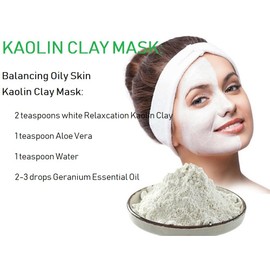Relaxcation Bulk Kaolin White Clay Powder (China Clay) | 100% Natural for Making Mask for Face/Facial, Hair, Body, Soap, Deodorant, Bath Bombs | 25 lbs