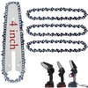 [5 Pieces] 4 Inch Mini Chainsaw Chain with Replacement Saw