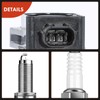 A-Premium Set of 4 Ignition Coil Pack and Iridium Spark