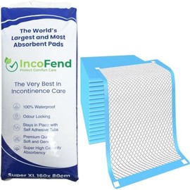 Bundle Extra Large Incontinence Sheets Wipes 20pc 160cm x 80cm Disposable Bed Pads + 80 XL Body Cleaning Underpad Adult Super Absorbent SAP Matress Seat Protection Protector Elderly Care Wetting Wipes