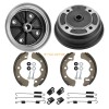 M MATI Rear Brake Drums & Brake Shoes For Kawasaki