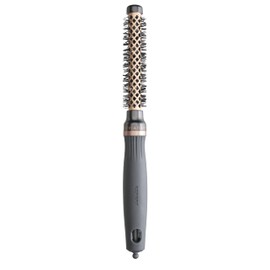 Olivia Garden Expert Blowout Heat - Nylgard Bristles - 15mm - Grey - High Performance Blowout Hair Brush Designed to Professionally Handle and Control Thicker, Frizzy Hair