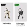 AIsecure Brass Mortise Cylinder with 2 Keys for SC Keyway