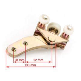 LST Sliding Door Roller Guide Right Lower T4 1990-1995 Short Design