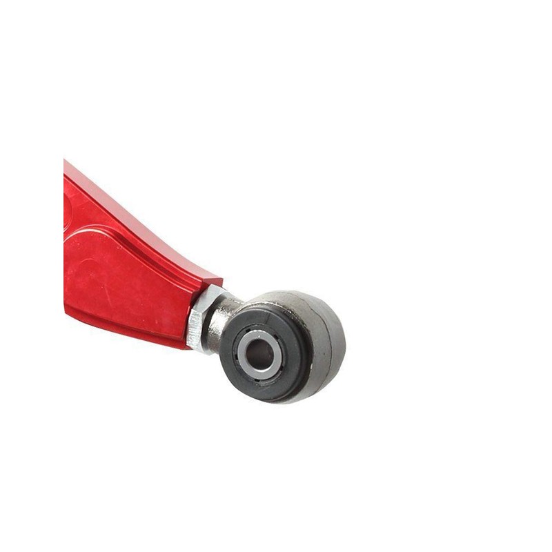 BLACKHORSE-RACING 2PCS Rear Adjustable Upper Camber Kit Red Compatible with