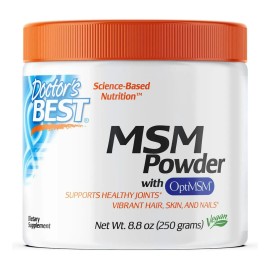 MSM 1000mg en Polvo  Metilsulfonilmetano  Apoyo para Articulaciones  Suplemento Vegano  Frmula con OptiMSM                                            