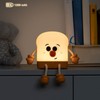 USB Charging Cartoon Light Phone Holder Toast Shape Bedroom Bedside
