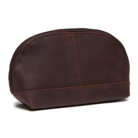 Chesterfield Brand Toiletry Bag VENEZIA | Made Of Leather | Large Cosmetics Case For Men And Women For Travel, Brown, L, Toiletry Bag