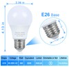 Marxlait 4 Pack LED Light Bulbs 60 watt Equivalent, Daylight