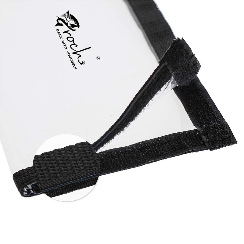 Fishing Lure Wraps 4-Pack Clear PVC Lure Covers 22x11.5cm with