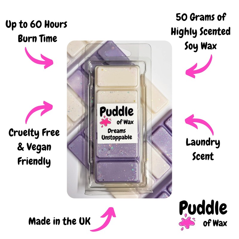 Puddle of Wax - Dreams Soy Wax Melt Snap Bar