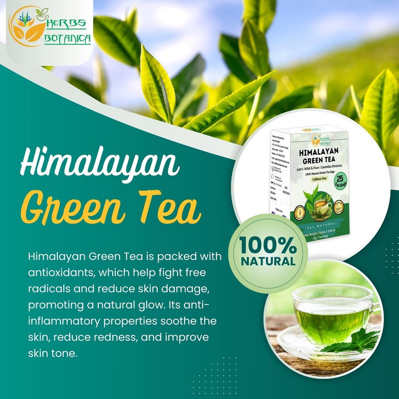 Himalayan Green Tea Organic, 25 Count, Non GMO, Gluten Free,