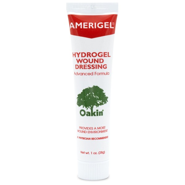 AMERIGEL Hydrogel Wound Dressing (1 oz.) - Provides Moisture-Rich Healing Environment for Dry Wounds