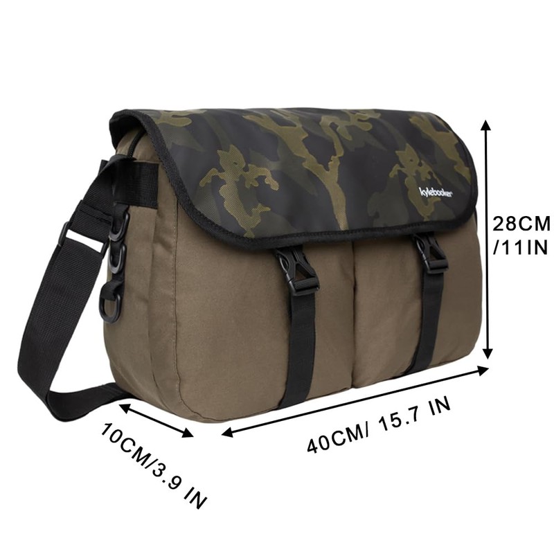 Kylebooker Trout Fishing Bag Fly Fishing Crossbody Shoulder Tackle Bag