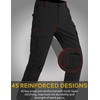 CNBQDD Mens Work Pants Ripstop Waterproof Cargo Pants for Men