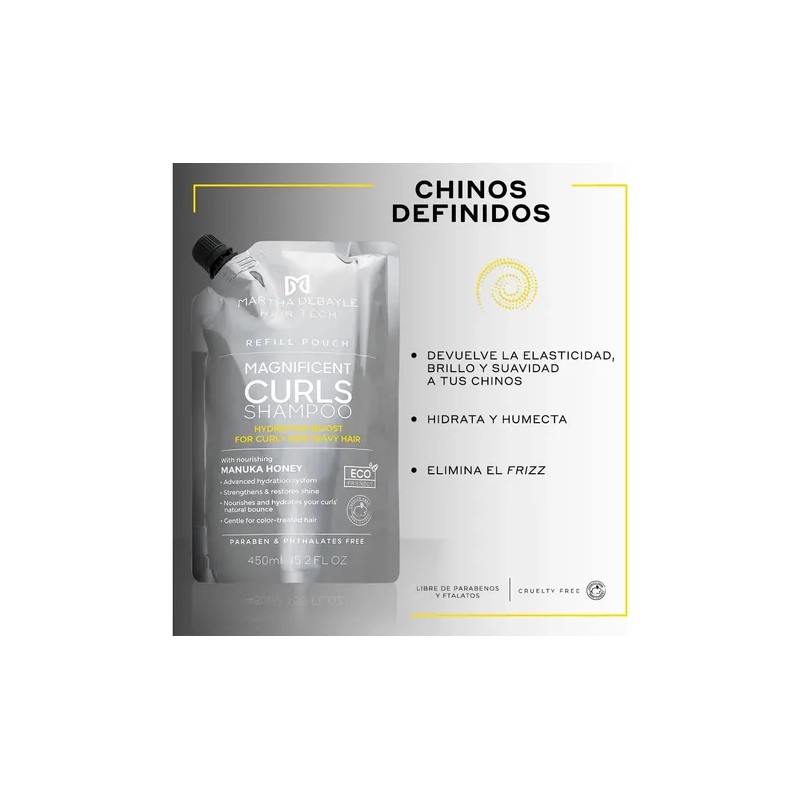 MARTHA DEBYALE HAIR TECH Magnificent Curls Shampoo Pouch. Chinos, con