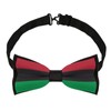 DZUAIKIT Pan-african Flag Bow Ties for Men Classic Bowtie with