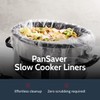 PanSaver EZ Clean Slow Cooker Liners - Disposable Liners &