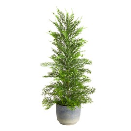 Nearly Natural 27in. Californian Cedar Artificial Tree in Decorative Planter