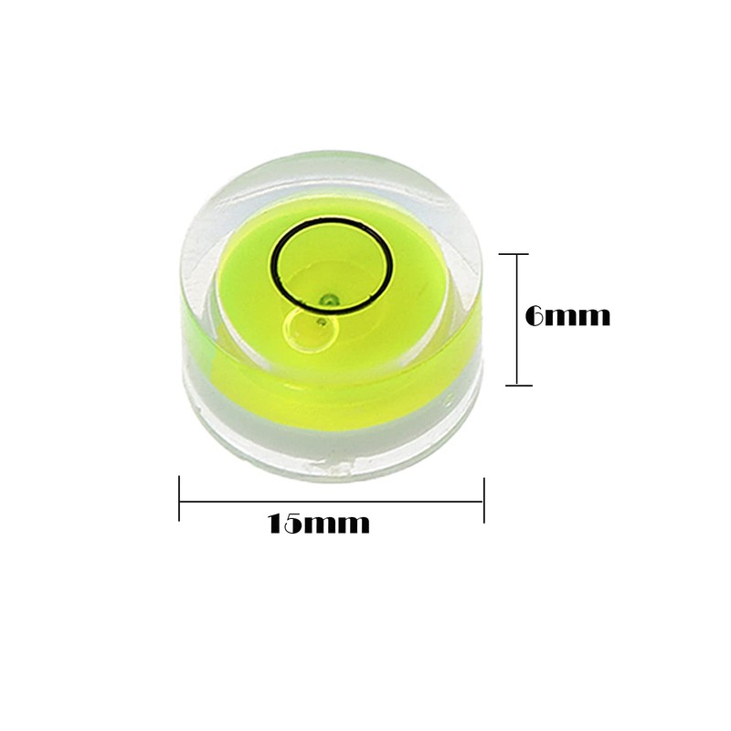 5pcs Round Bubble Level Mini Spirit Level Bullseye Level Measurement